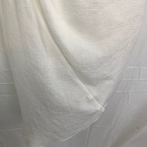 NWT HELMUT LANG White C04HC602 Sleeveless Flowy Lined Drape Dress NWT - Picture 4 of 16